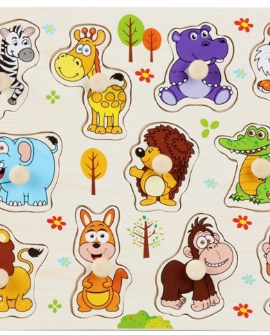 צעצוע קוגניטיבי של בעלי חיים אלפאנומריים חינוכיים לילדים פאזל תופס יד ביד