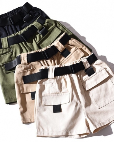 Girls Shorts Thin Outer Wear Hot Pants Overalls Shorts