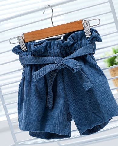 Summer Girls' Cotton High Waist Children's Shorts