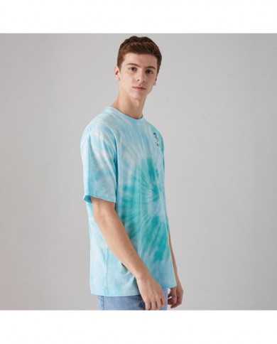 Couple Tie-dye Printed Half Sleeve T-shirt