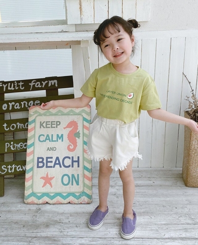 Summer New Children's Fruit Print Short-sleeved T-shirt