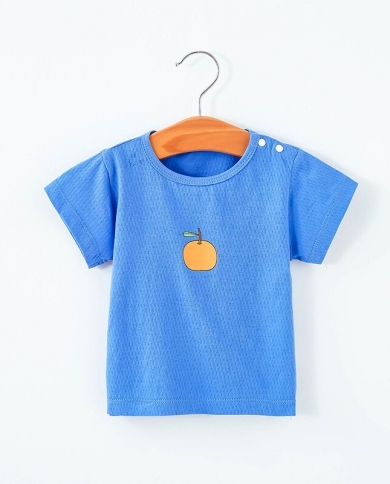 Baby Short-sleeved T-shirt Cotton Summer Half-sleeved Printed Top