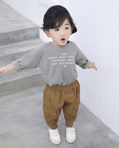 Boys' Spring New Casual Children's Overalls