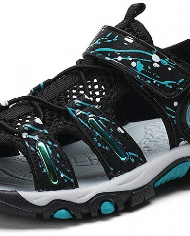 Summer New Boys Non-slip Soft Bottom Breathable Velcro Sandals