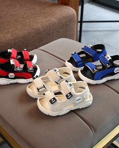 New Summer Boys' Webbing Non-slip Wear-resistant Beach Sandals