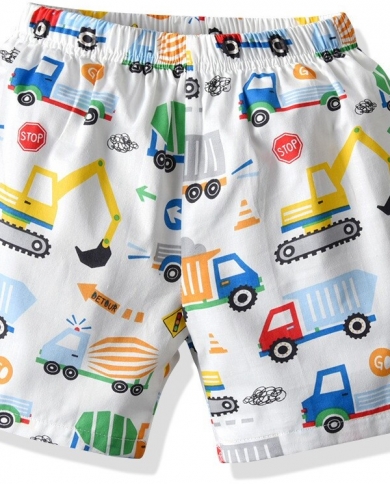 Cartoon Car Leisure Baby Home Beach Shorts