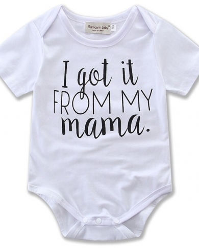 בגד גוף טי שירט לתינוקות בשילוב כתוביות