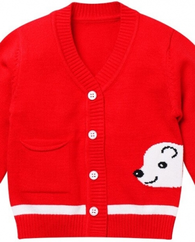 קרדיגן בשילוב דמויות וכיס לתינוקות