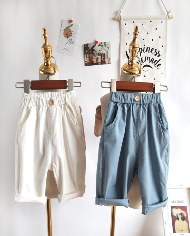 Baby Workwear Summer New Style Shorts Fashion Woven Jeans