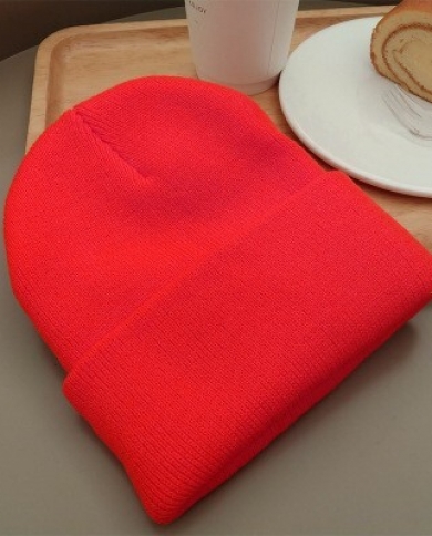 Осенняя шерстяная шапка унисекс