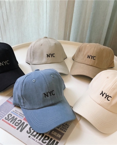 Letter Round Standard Baseball Cap Trendy Casual Sunscreen Sun Hat