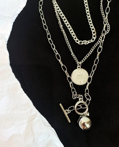 Hip-hop Sweater Chain Personality Multi-layer Decoration Accessories