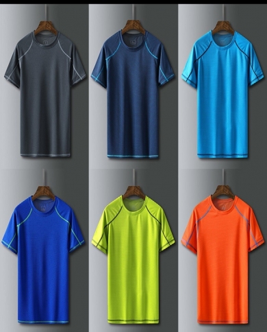 Men Summer Casual Loose Elastic Quick-drying Fitness Clothing