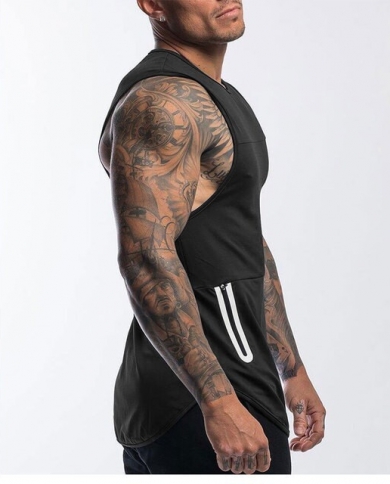 Muscle Fitness Men's Sports Vest Fitness Running Quick-drying Tanks