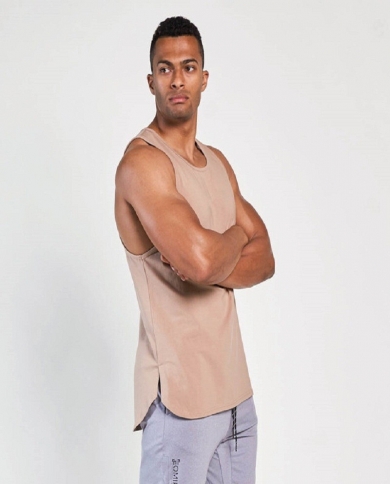 Men's Sports Vest Summer Stretch Fitness Clothing Basketball Training Sleeveless Vest