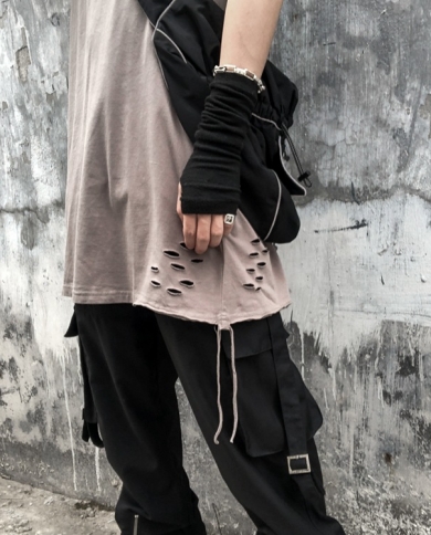 Men's Summer Hem Hole Cotton Vest