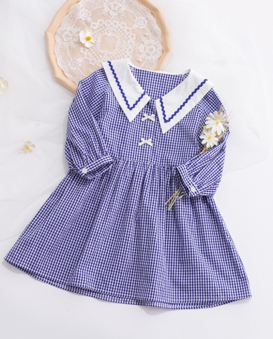 שמלה אופנתית חמודה ומעוצבת בנות מכללת בסגנון קולג '