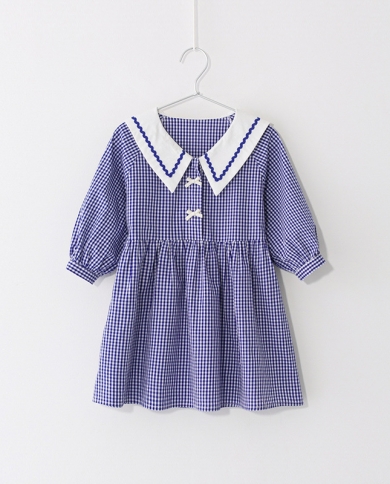 שמלה אופנתית חמודה ומעוצבת בנות מכללת בסגנון קולג '