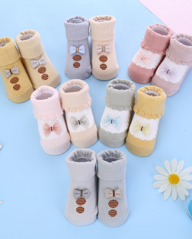 טרנדי מזדמן מתוק וחמוד כל התאמת גרבי כותנה לתינוק