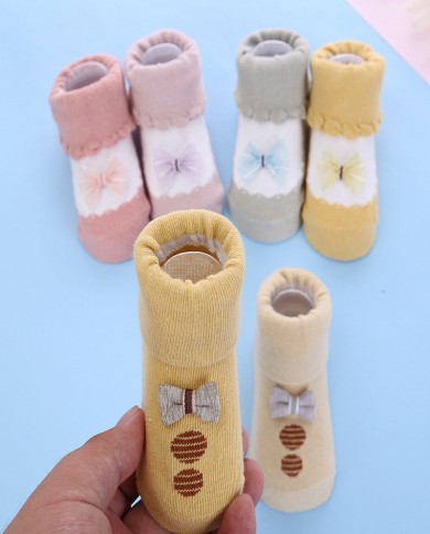 טרנדי מזדמן מתוק וחמוד כל התאמת גרבי כותנה לתינוק