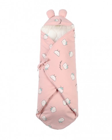 Newborn Autumn And Winter Padded Quilt Newborn Baby 0-6 Months Supplies Anti-startle Swaddle Baby Quilt