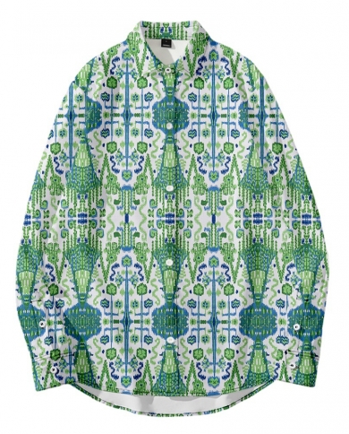 Casual  Large Size Men And Women Long-sleeved Shirt