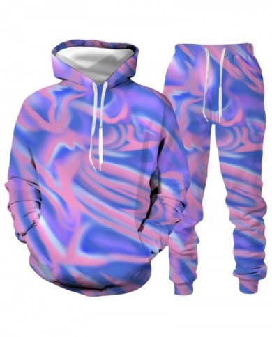 Fashion Tie-dye Tracksuit 3D Printed Hoodie Loose Casual Sweater