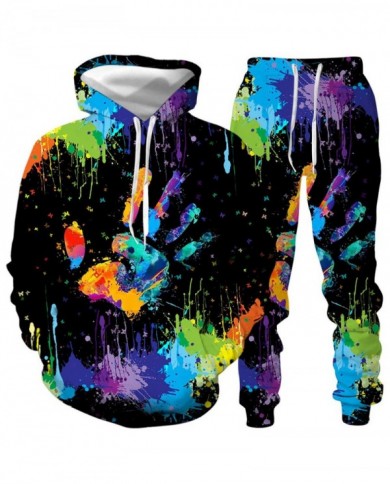 Fashion Tie-dye 3D Printed Casual Tracksuit Sport