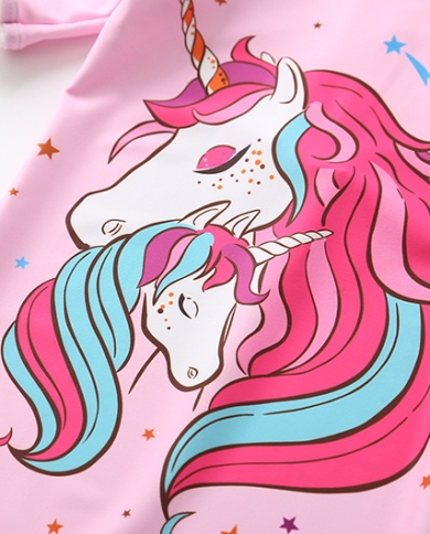 Children's Swimsuit One-piece Swimsuit  Sunscreen Unicorn Baby Girl Swimsuit Ins