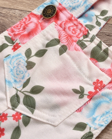 בגדי ילדים סרבל מודפס מכותנה טהורה סרוג חולצה בצבע אחיד קשת חליפת ילדים