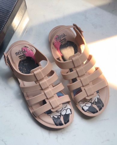 صندل نمط جديد صندل روماني مسطح بين الوالدين والطفل