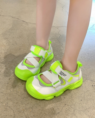 Girls Sandals  Summer New Mesh Hollow Children's Casual Sports Sandals Soft Sole