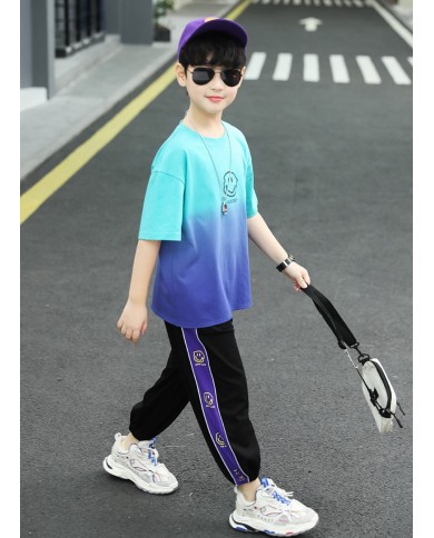 Two-piece Costumes Summer Short-sleeved Children's Clothes Boys Suits