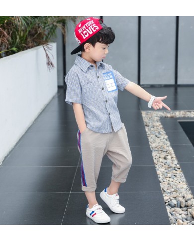 Children Clothing Boys Summer Suits Handsome Tide