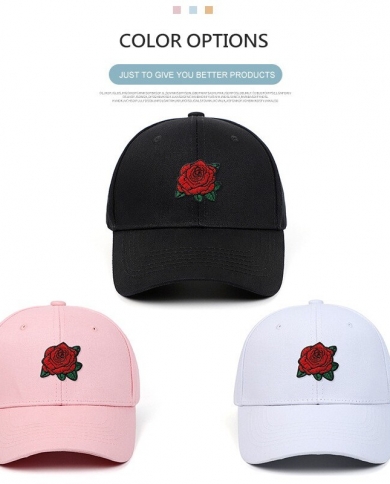 قبعة بيسبول مطرزة باللون الوردي ، قبعة لسان بطة ، قبعة واقية من الشمس عادية