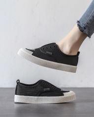 Flying Woven Hollow Flat Shoes Summer New All-match  Breathable Fashion Casual Shoes