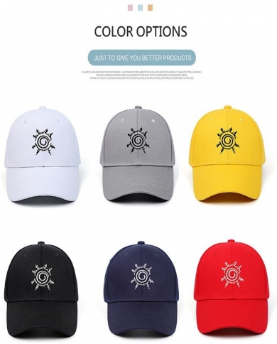 Anime Naruto Baseball Cap Embroidery Summer Outdoor Sports Sun Hat