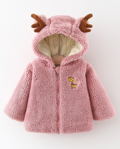 ג'קט צמר עם ציור ג'ירפה לילדים