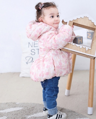 מעיל כותנה עם סתיו וחורף הדפסת הסוואה מעיל ברדס עבה