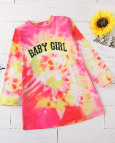 סוודר מודפס אותיות צבעוניות לילדים חדשים בסתיו ובחורף