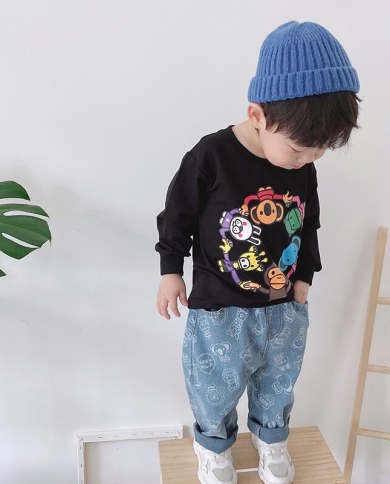 Осенние повседневные джинсовые штаны Baita для мальчиков и девочек