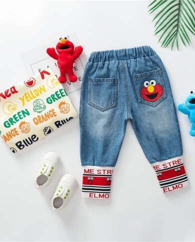 Детские джинсы Осенние контрастные джинсы для мальчиков