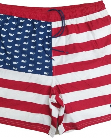 בגד ים הדפס דגל אמריקה