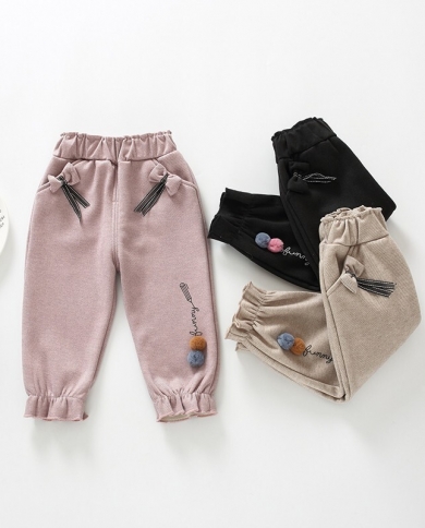 Infant Girls Casual Pants Autumn And Winter Trousers Wear Harem Pants