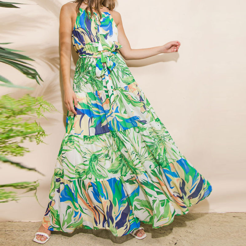 chinese dress ladies Lanah Cut Out Maxi Dress
