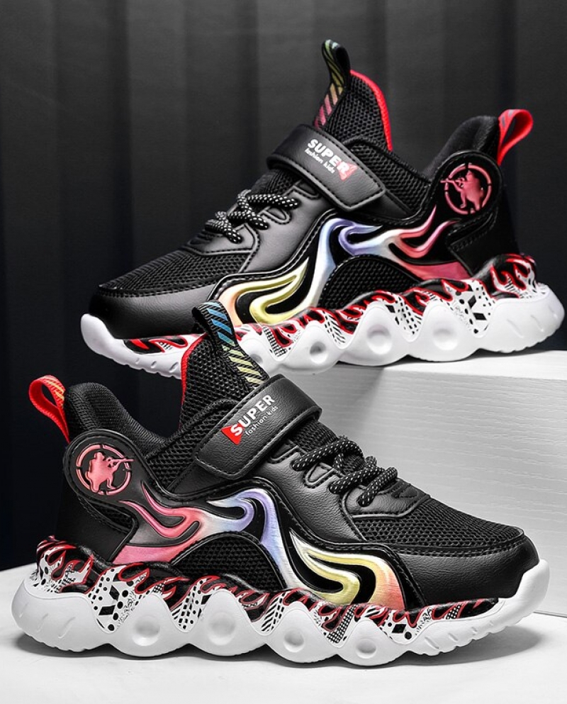 95 Children Sports Shoes Boys Running Shoes 7 12 Year Fashion Design Casual Running Tennis Children Boys Sneaker Free Description