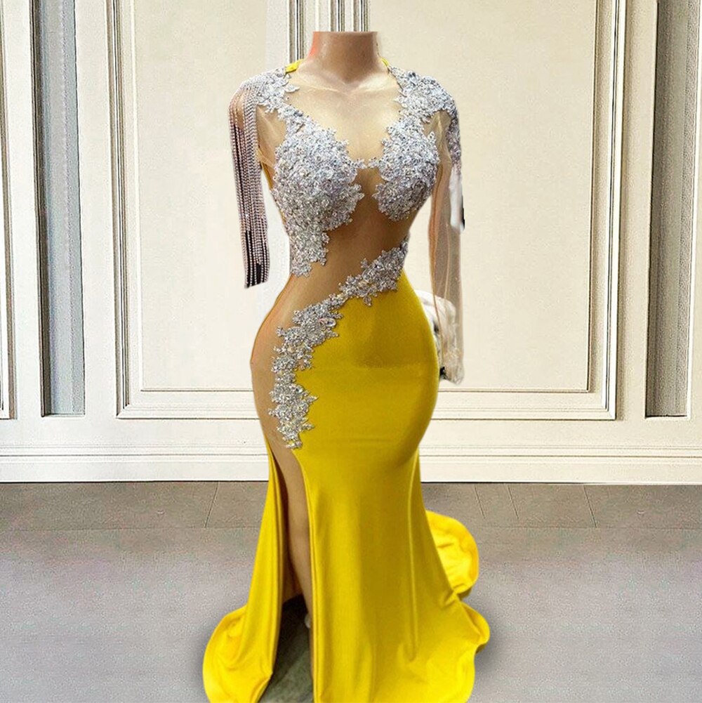 Yellow prom dresses 2019 new arrivals