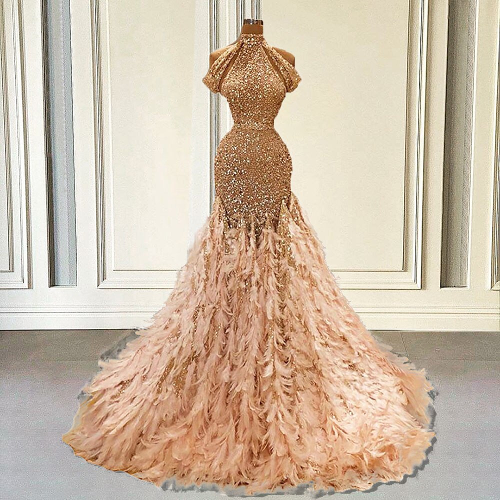 581-Sequined Mermaid Prom Dresses Long Sleeves Feather Off Shoulder Luxury Formal Evening Dresses Women Dubai Prom Gowns P-Description 581-Sequined Mermaid Prom Dresses Long Sleeves Feather Off Shoulder Luxury Formal Evening Dresses Women Dubai Prom Gowns P-Description