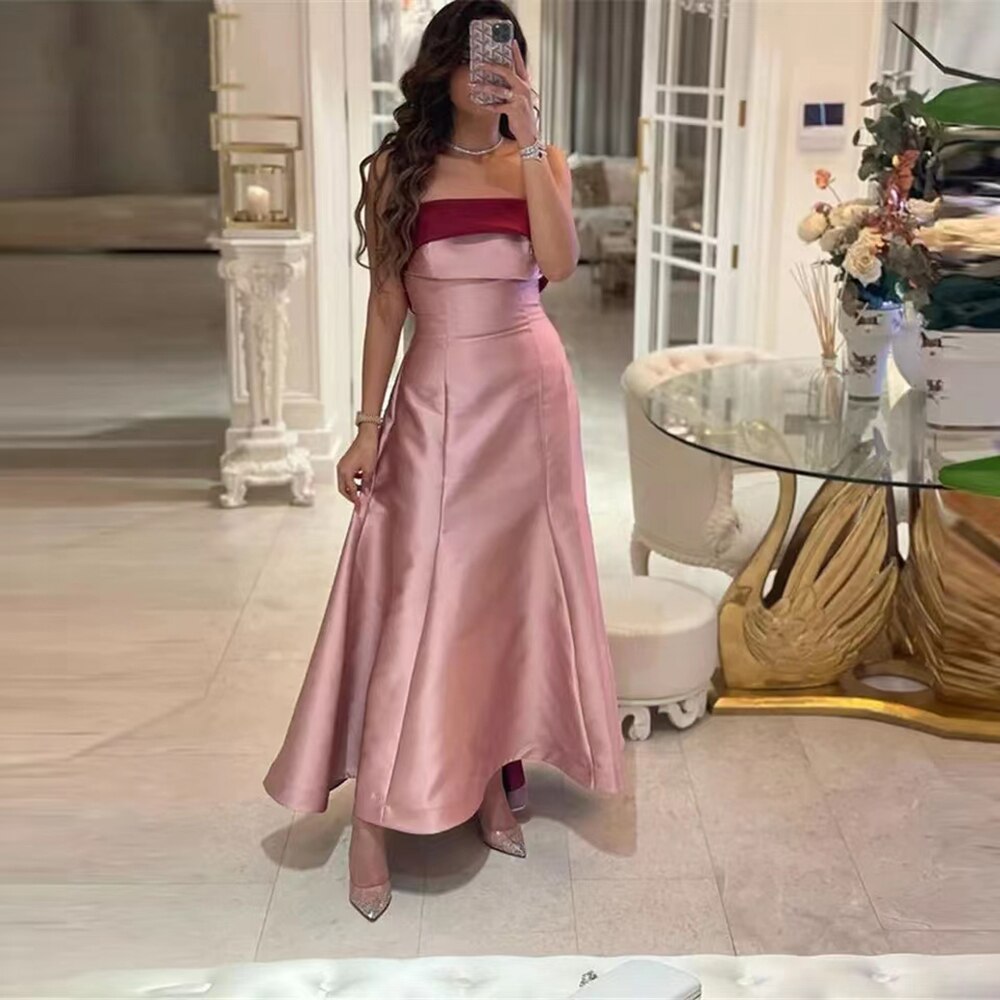 Silk blush pink dress deals