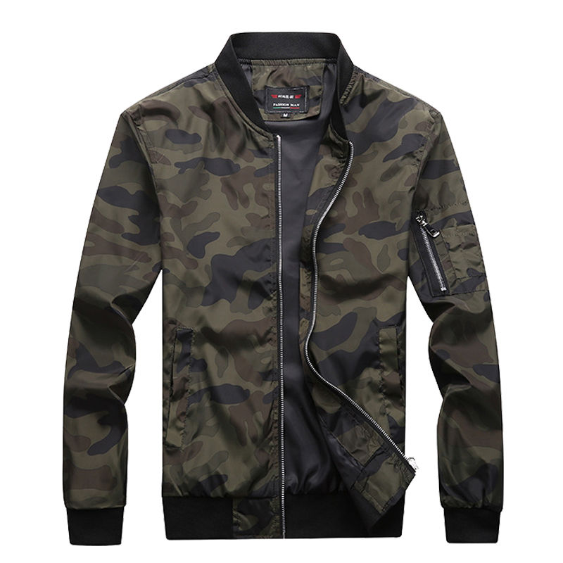 158 M7xl 2023 New Autumn Mens Camouflage Jackets Male Coats Camo Bomber Jacket Mens Brand Clothing Outwear Plus Size M7xl Description